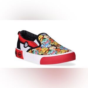 Pokémon NEW Boys Casual Canvas Slip-on Shoes Sneakers Size 3